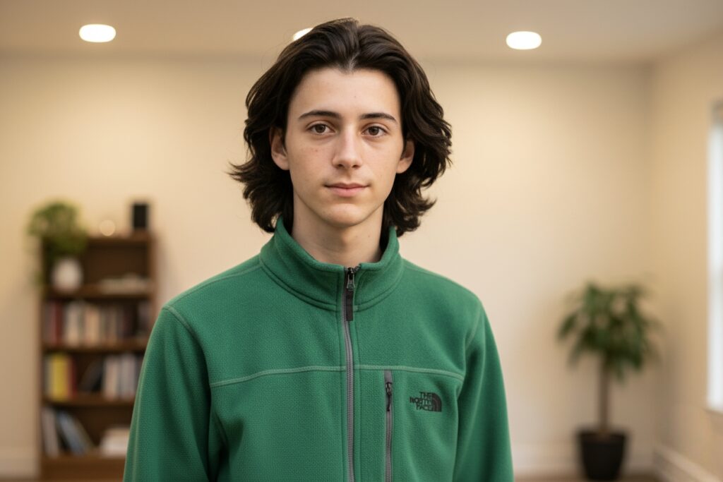 Young male silhouette artwork symbolizing Charles Ezekiel Mozes’ private lifestyle.