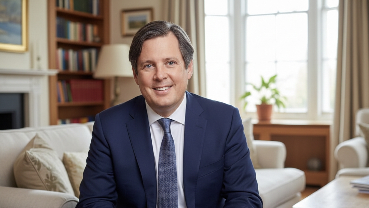 Portrait of Daniel Broglie in a modern creative style