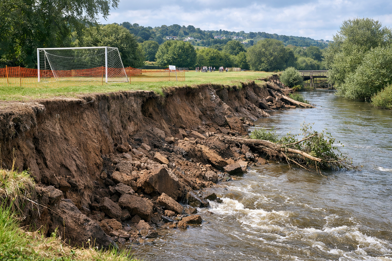 Riverbank Collapse at Iford Playing Fields: Causes, Risks & Recovery