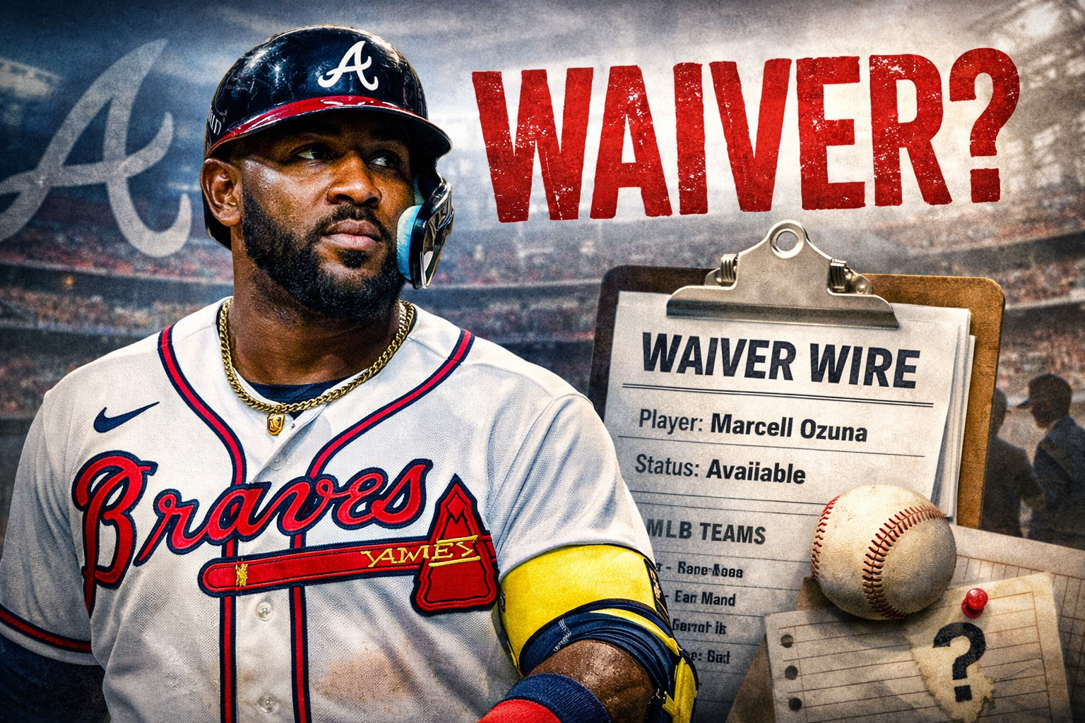 Braves Marcell Ozuna Waiver Candidate: Analysis & Implications