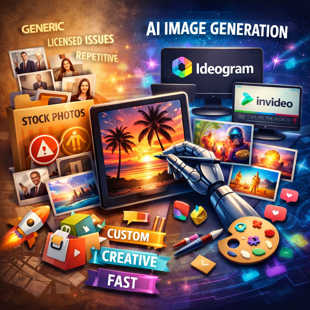 How Ideogram AI Reduces Dependence on Stock Images