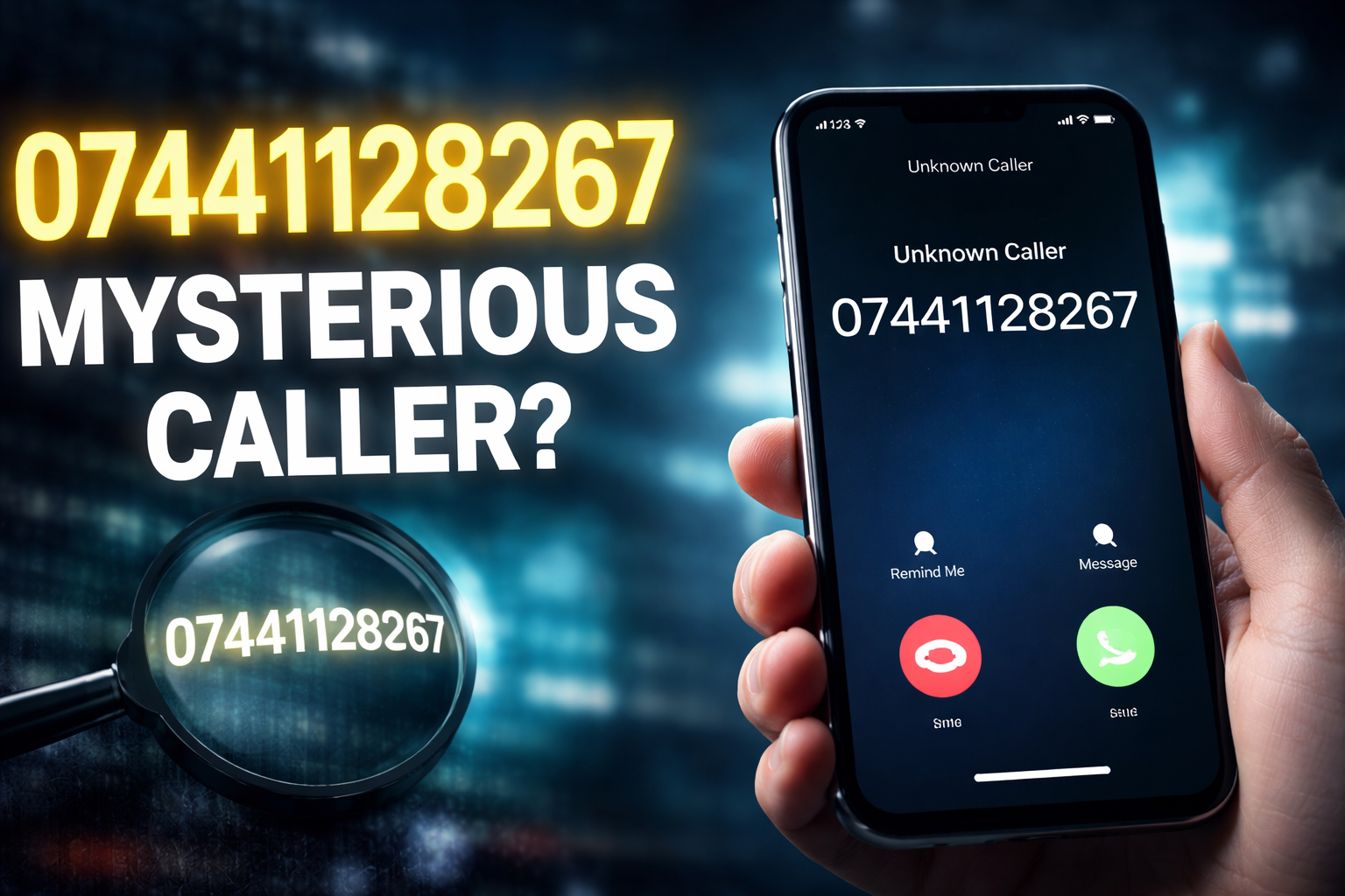 07441128267: Investigating a Mysterious Caller UK Call Alert