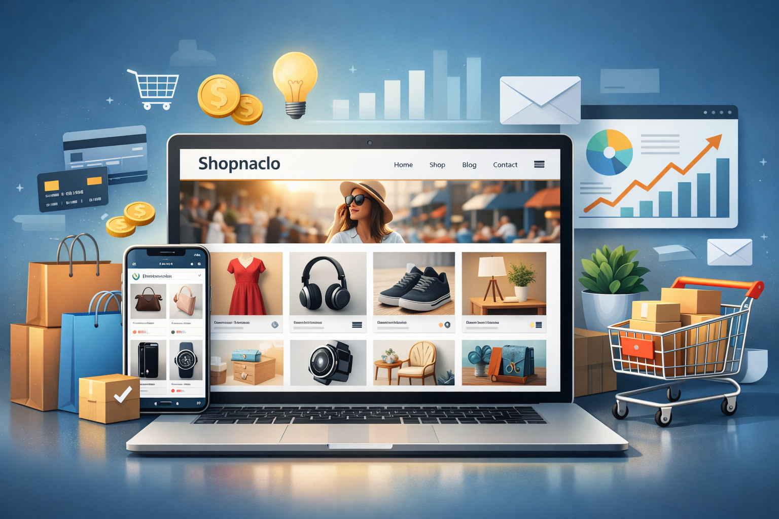 company website shopnaclo: Platform Powering Modern Commerce