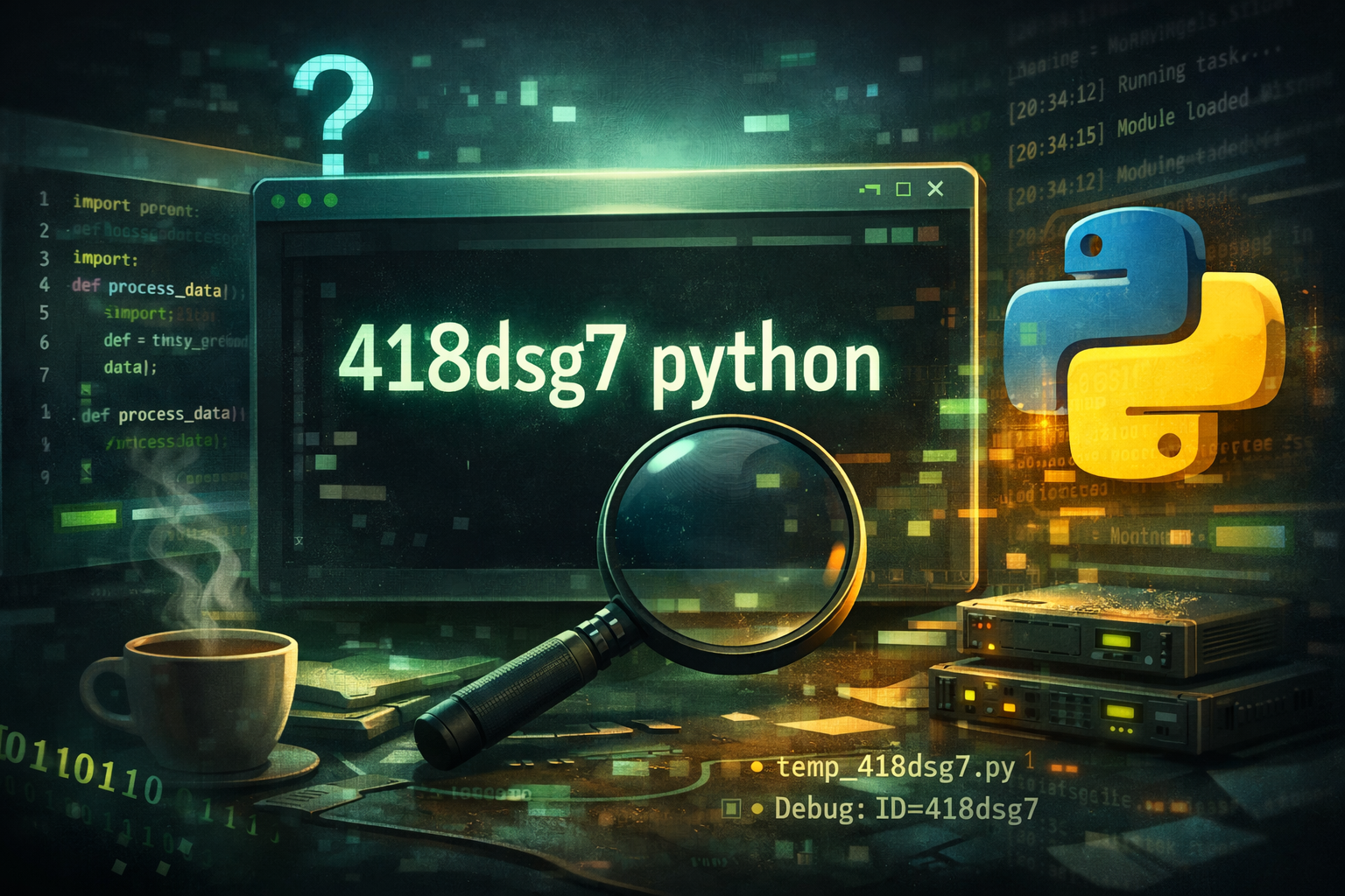 418dsg7 python: Understanding a Hidden Python Identifier