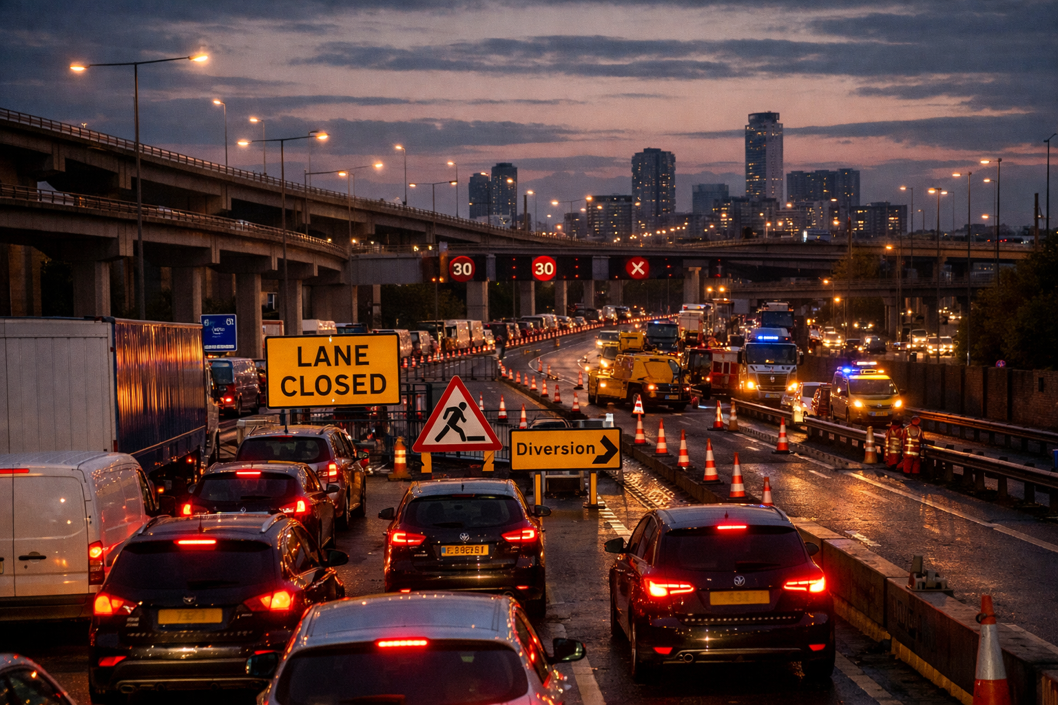 M6 Walsall Birmingham Lanes Closure Crisis Explained