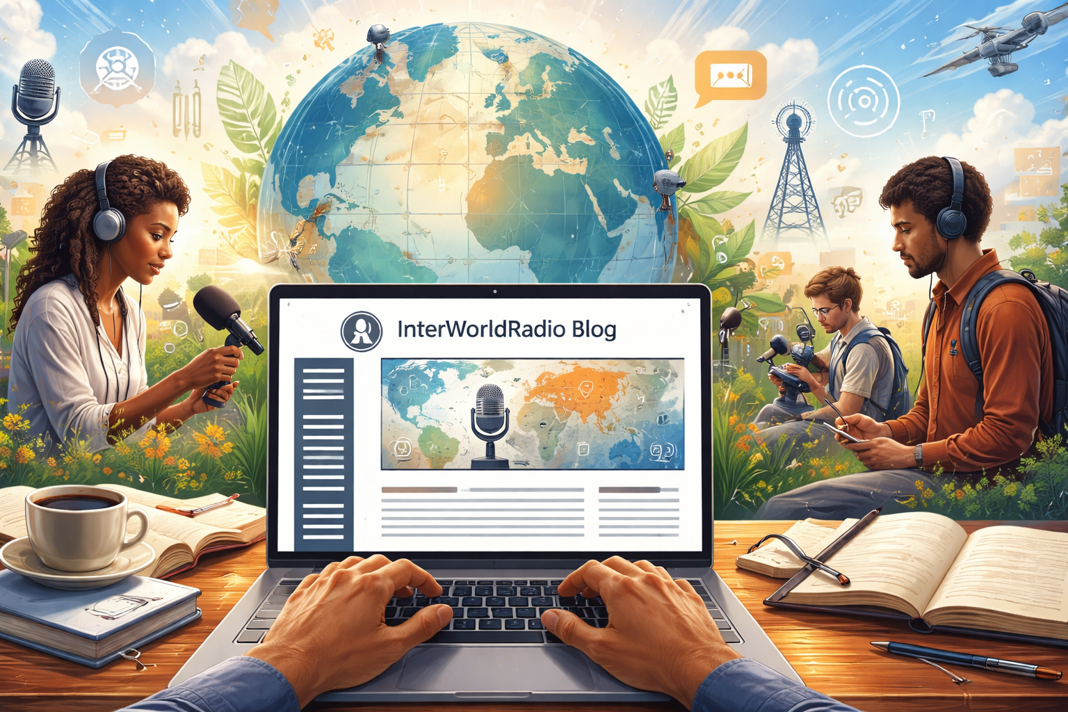 Creative Impact of writing on the interworldradio blog Today